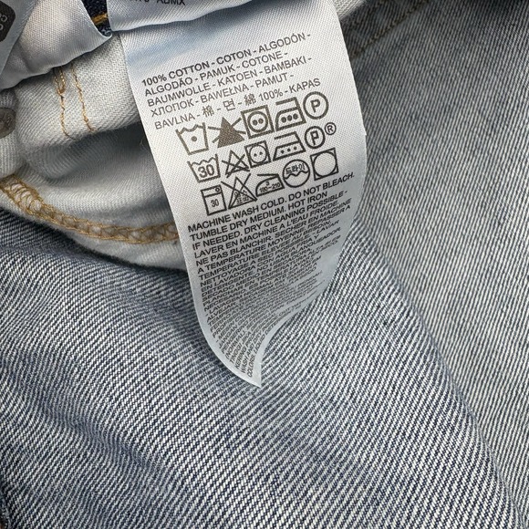 Levis 550 Mens Jeans 52x29 Relaxed Fit Tapered Leg Medium Wash Denim NWT - Picture 5 of 10